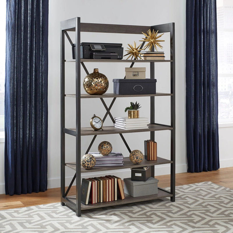 Tanners Creek Bookcase in Greystone image