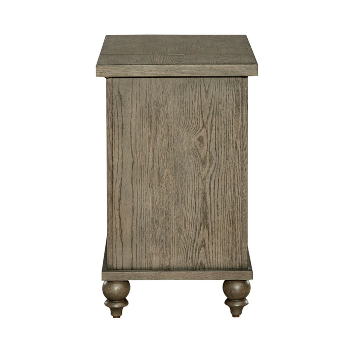 Americana Farmhouse Chair Side Table in Dusty Taupe image