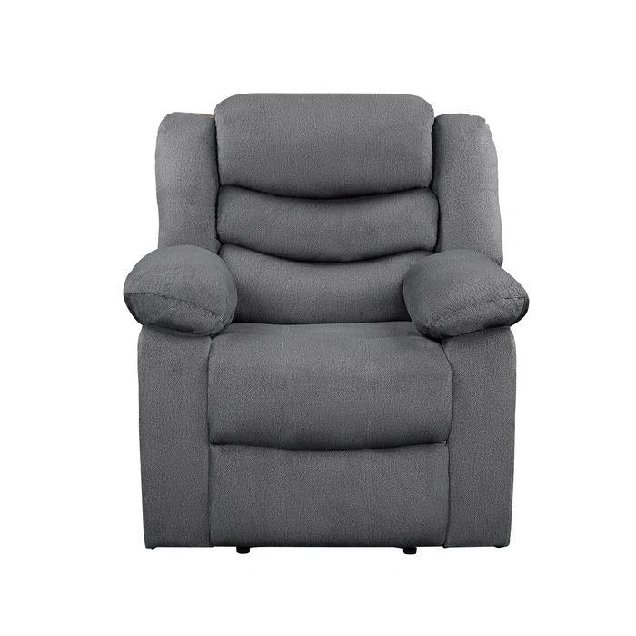 Discus Double Reclining Chair in Gray 9526GY-1