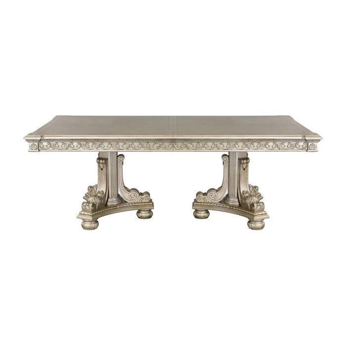 Catalonia Dining Table in Platinum Gold 1824PG-112*