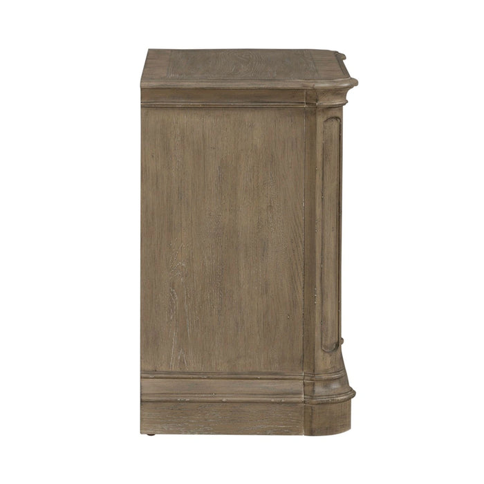 Magnolia Manor II 2 Drawer Nightstand in Weathered Bisque image