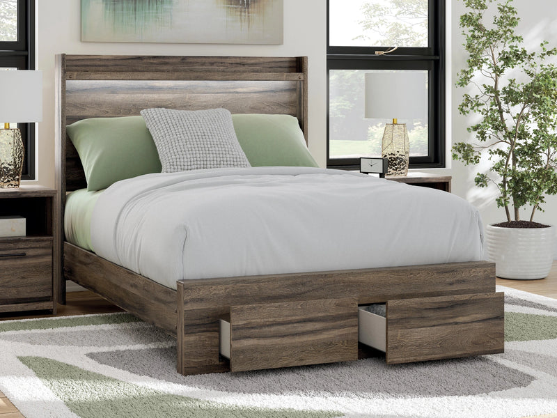 Elbrim Panel Storage Bed