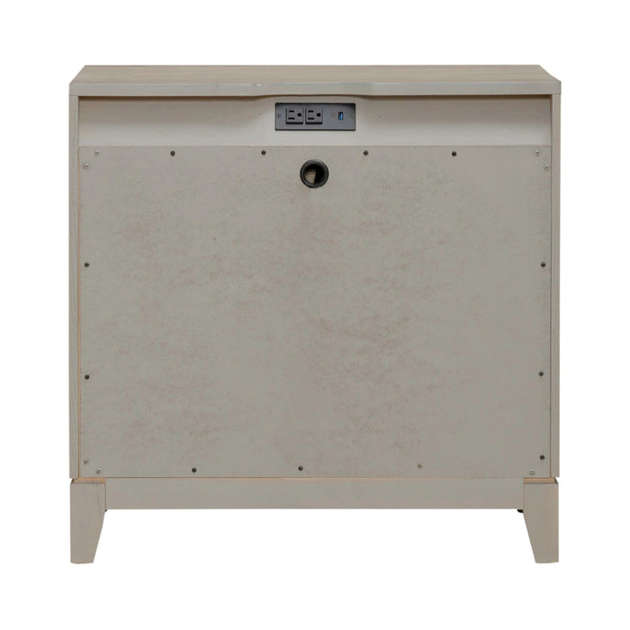 Brentwood 3 Drawer Nightstand w/ Charging Station image