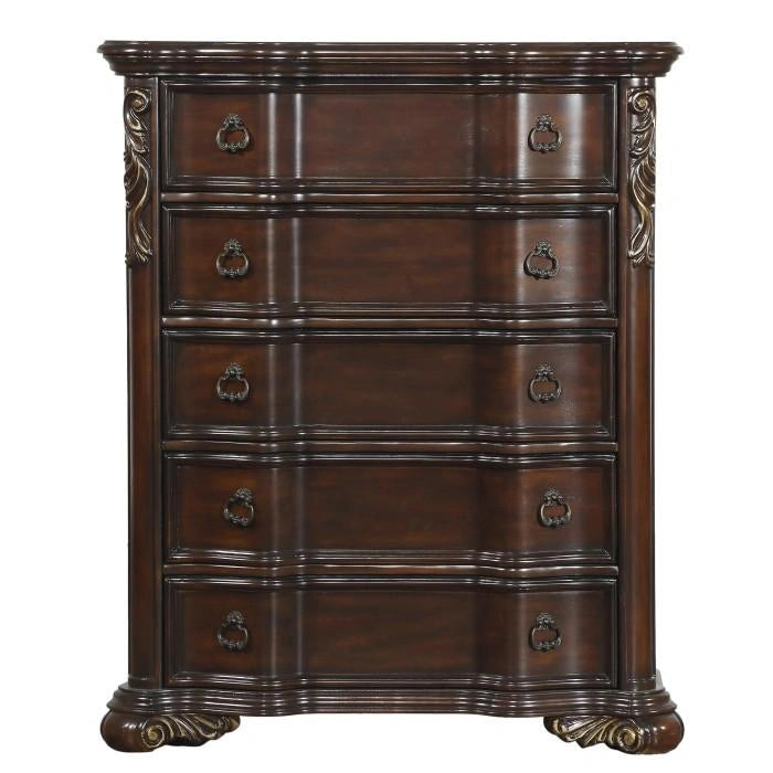 Royal Highlands 5 Drawer Chest in Rich Cherry 1603-9