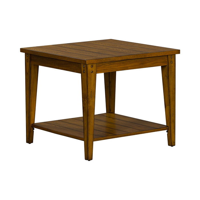 Lake House Square Lamp Table