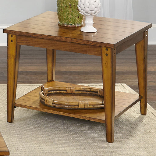 Lake House Square Lamp Table image