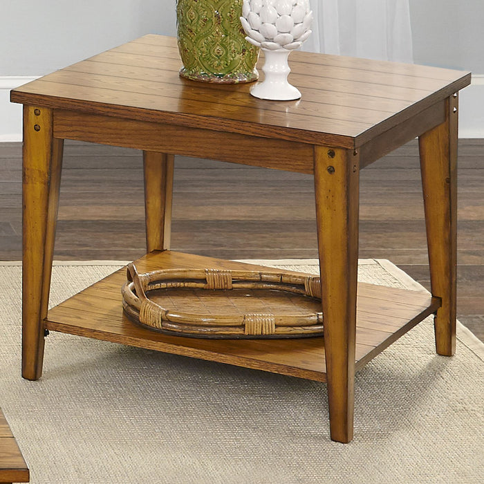 Lake House Square Lamp Table image