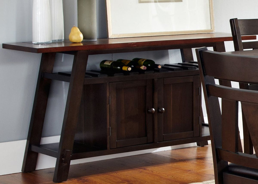 Liberty Furniture Lawson Server in Light/Dark Expresso