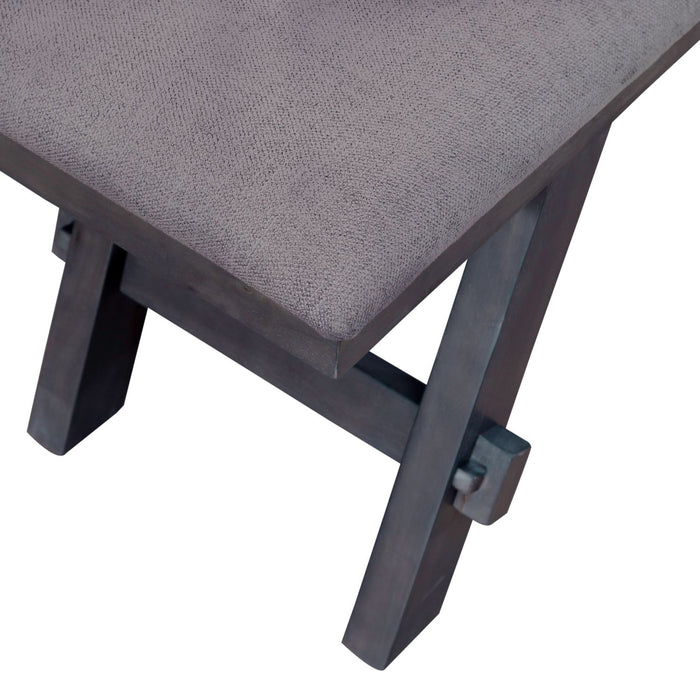 Lawson Bench in Weathered Gray