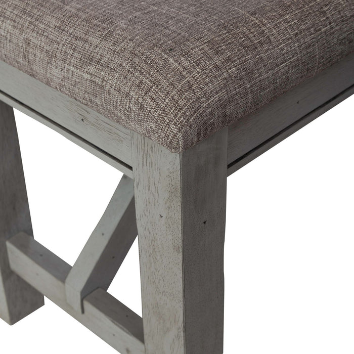 Newport Dining Bench in Smokey Grey