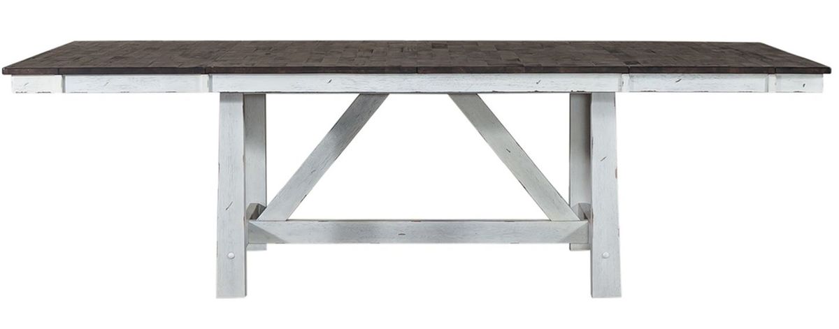 Liberty Furniture Farmhouse Trestle Table in White image