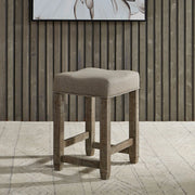 Parkland Falls Console Stool in Weathered Taupe image