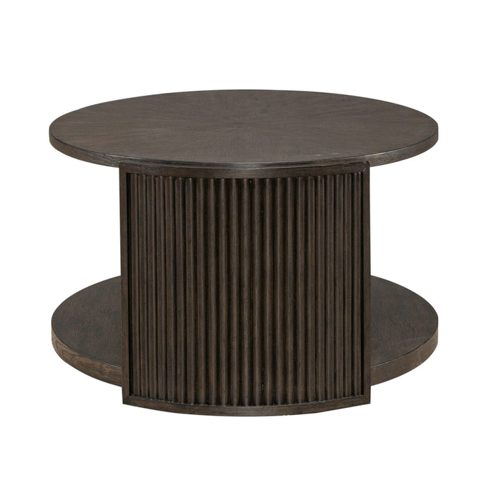 City View Oval Cocktail Table in Coffee Bean image