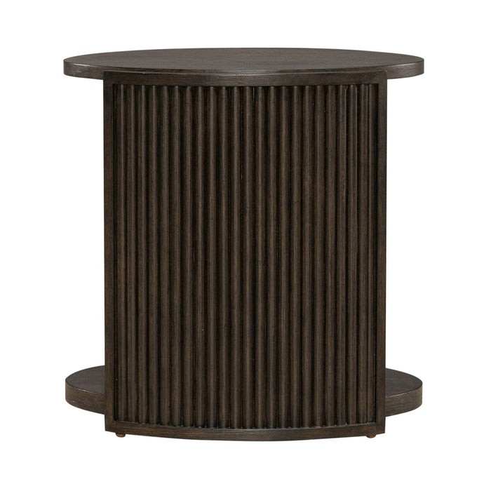 City View Chairside Table in Coffee Bean