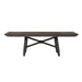 Double Bridge Optional 6 Piece Trestle Table Set image