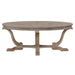 Greystone Mill Oval Cocktail Table in Stone White image