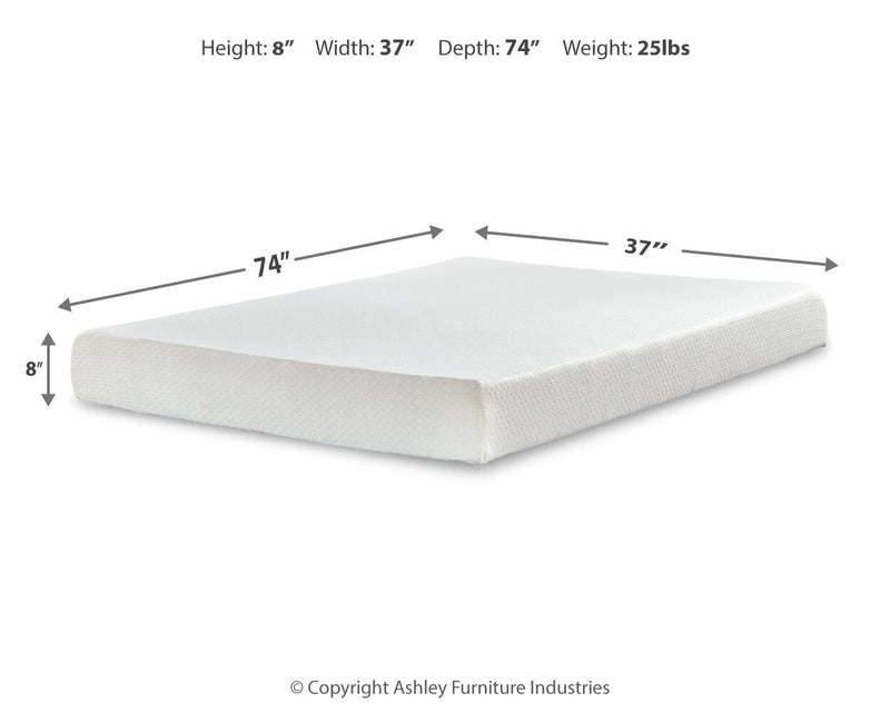 Chime 8 Inch Memory Foam Mattress in a Box