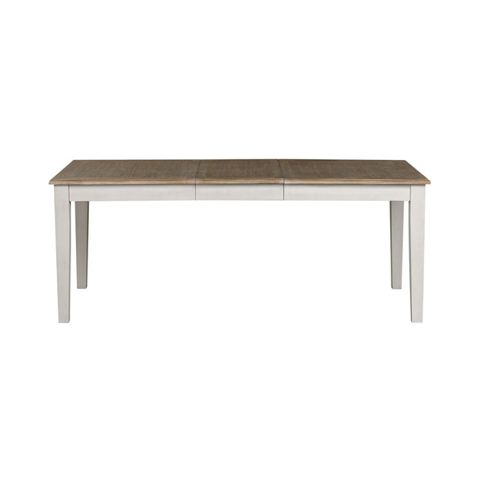 Summerville Rectangular Leg Table in White image