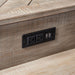 Parkland Falls Console Bar Table in Weathered Taupe image