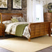 Liberty Furniture Grandpa's Cabin Queen Sleigh Bed in Age Oak image
