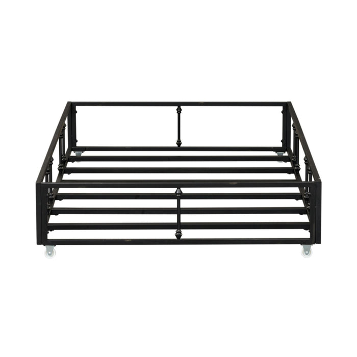 Vintage Series Twin Metal Trundle in Black