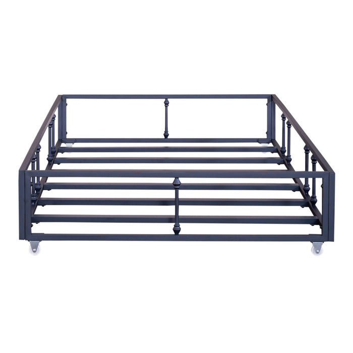 Vintage Series Twin Metal Trundle in Navy