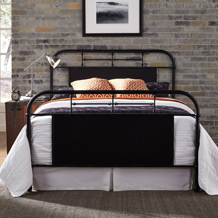 Liberty Furniture Vintage Series King Metal Bed in Black image