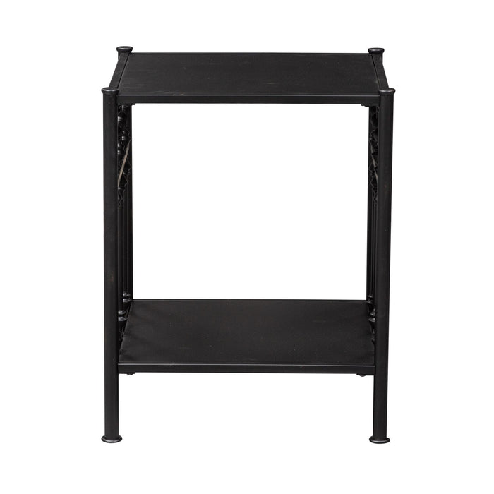 Vintage Series Open Nightstand in Black