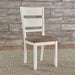 Liberty Furniture Brook Bay Slat Back Uph Side Chair (Set of 2) in Textured White image