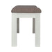 Brook Bay Uph Dining Bench in Textured White image