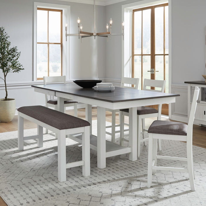 Brook Bay Opt 6 Piece Gathering Trestle Table image
