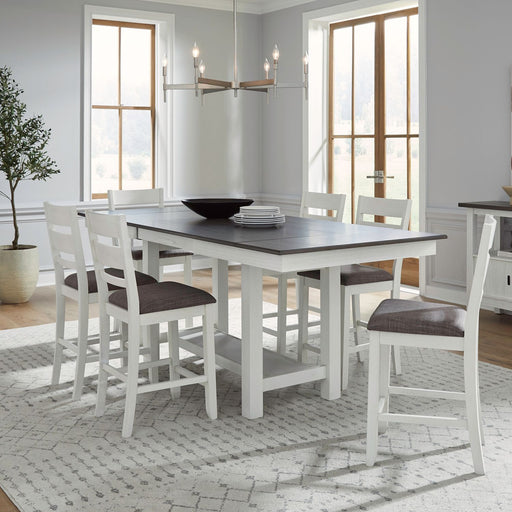 Brook Bay Opt 7 Piece Gathering Trestle Table image