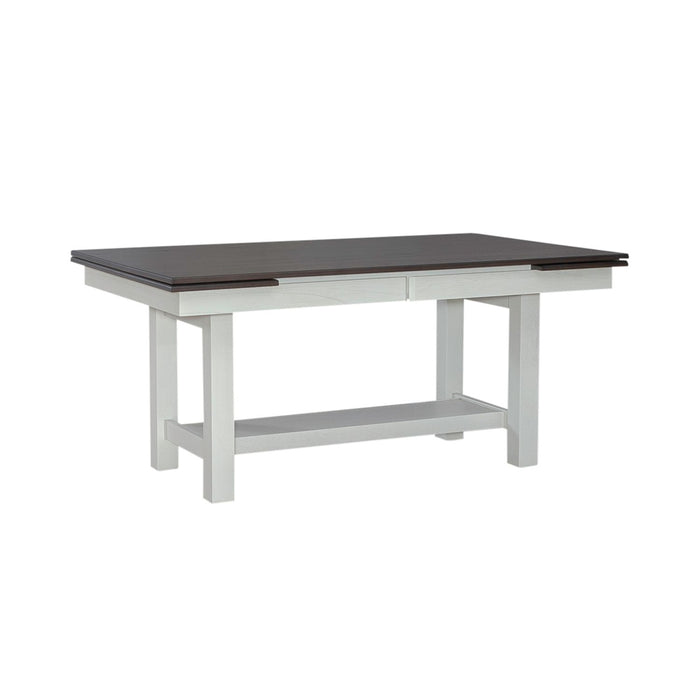 Brook Bay Trestle Table in Textured White 182-CD-TRS