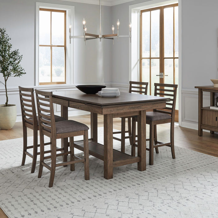 Brook Bay 5 Piece Gathering Trestle Table image