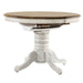 Carolina Crossing Pedestal Table Set- White image