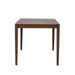 Space Saver Rectangular Leg Table in Satin Walnut image