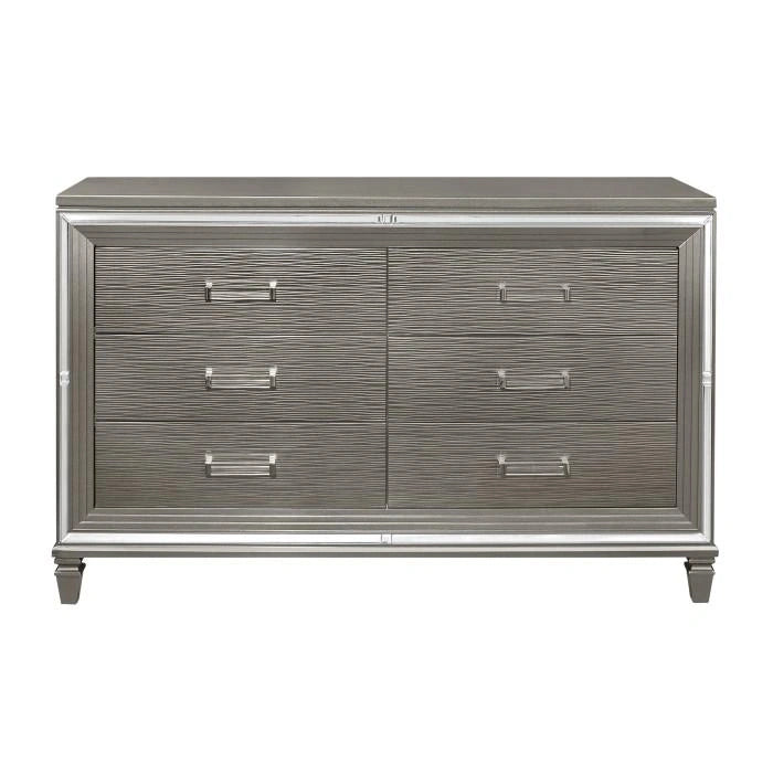 Tamsin Dresser in Silver Grey Metallic 1616-5