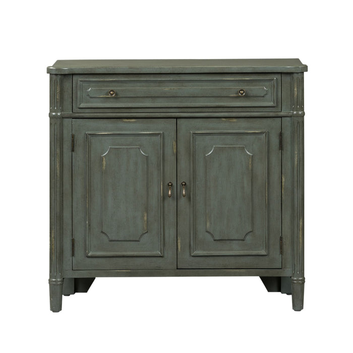 Madison Park 1 Drawer 2 Door Accent Cabinet in Gray