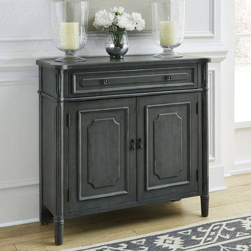 Liberty Furniture Madison Park 1 Drawer 2 Door Accent Cabinet in Gray image
