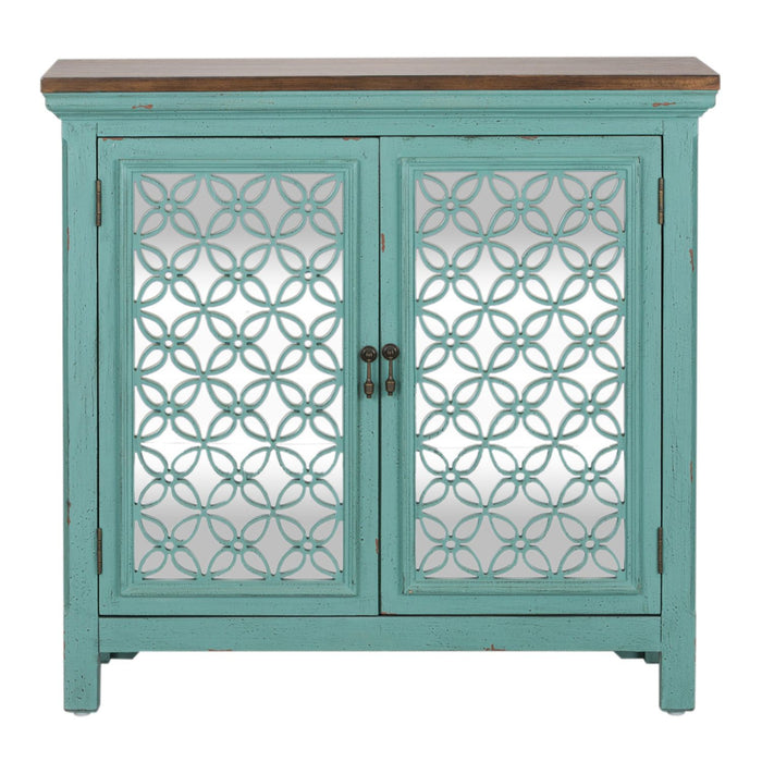 Kensington 2 Door Accent Cabinet in Turquoise