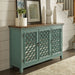 Liberty Furniture Kensington 3 Door Accent Cabinet in Turquoise image