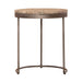 Eclipse Nesting Tables in Greystone Marble Top w/ Pewter Metal image