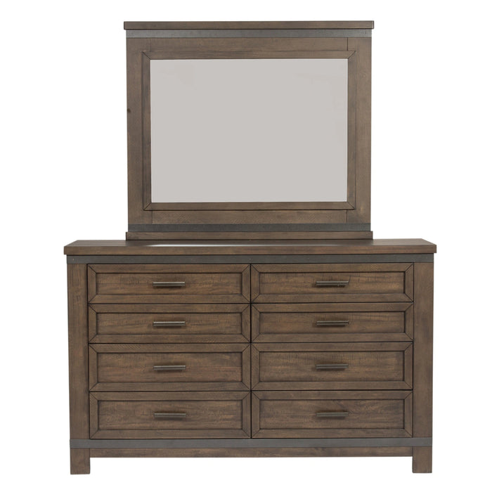 Thornwood Hills Bookcase Bed, Dresser & Mirror, Chest, Night Stand image
