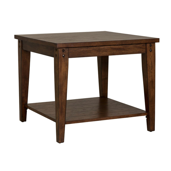 Lake House Square Lamp Table