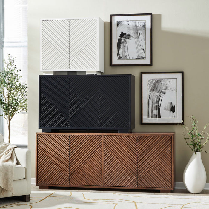 Easton 82 Inch TV Console in Coffee Bean