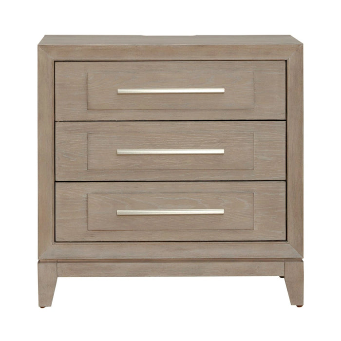Brentwood 3 Drawer Nightstand w/ Charging Station image