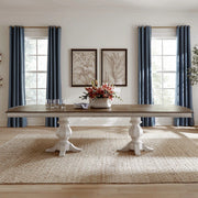 Magnolia Manor Double Pedestal Table Set image