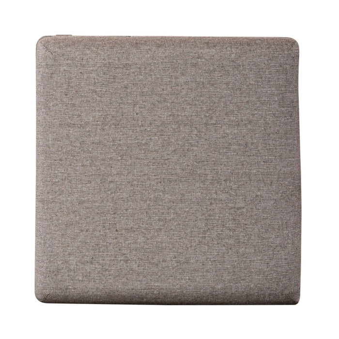 Arrowcreek Upholstered Console Stool in Weathered Stone
