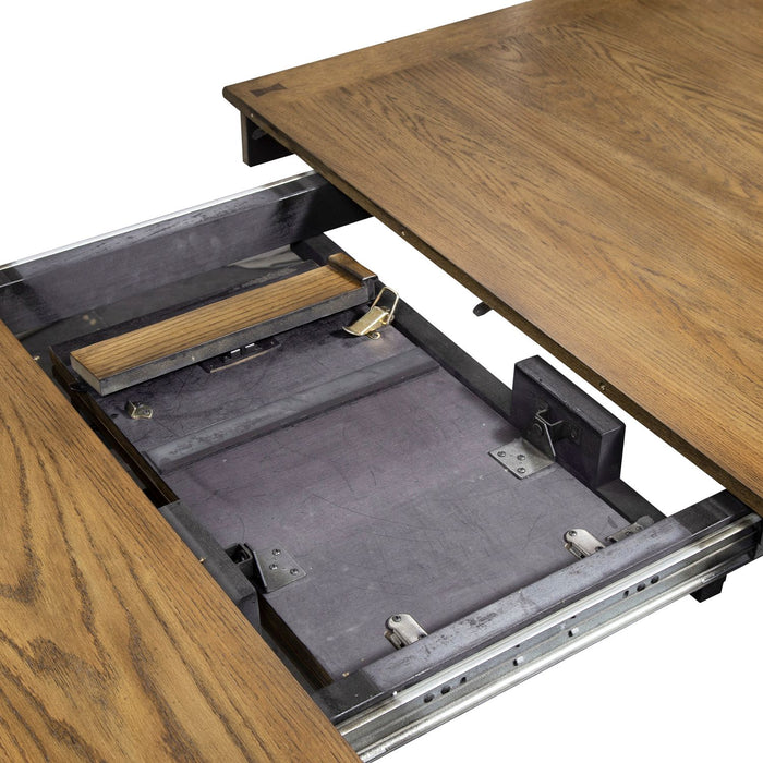 Santa Rosa II Rectangular Leg Table in Antique Honey