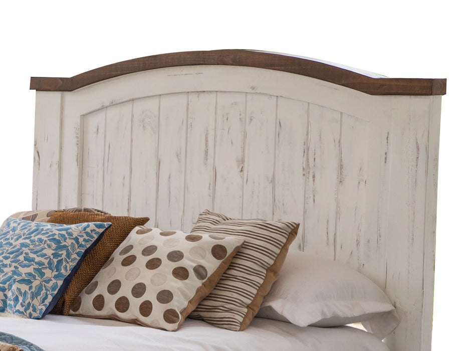 Pueblo White Queen Bed